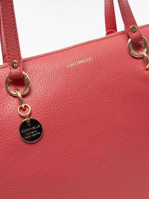 ALPHA  Leather shopping bag cranberries - Women’s Bags