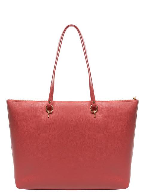 ALPHA  Leather shopping bag cranberries - Women’s Bags
