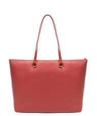 COCCINELLE ALPHA  Leather shopping bag cranberries - Women’s Bags - 4