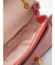 COCCINELLE NEW MARVIN TWIST Micro shoulder bag, in leather cranberries - Women’s Bags - 6