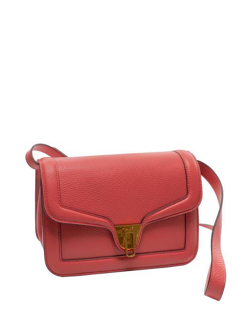 NEW MARVIN TWIST  Shoulder bag, in leather cranberries - Women’s Bags