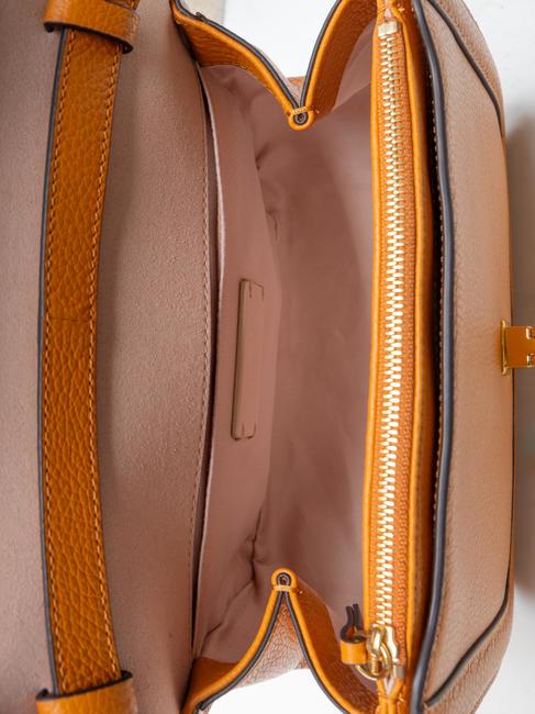 NEW MARVIN TWIST  Shoulder bag, in leather paprika - Women&rsquo;s Bags
