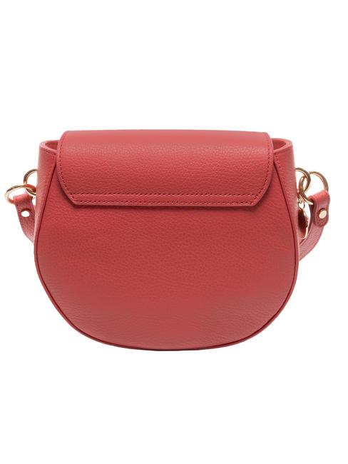 ALPHA  Mini shoulder bag, in leather cranberries - Women&rsquo;s Bags
