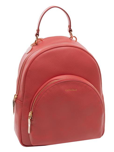 ALPHA Hammered leather backpack cranberries - Women&rsquo;s Bags