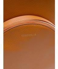COCCINELLE ALPHA Hammered leather backpack paprika - Women’s Bags - 3