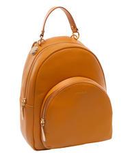 COCCINELLE ALPHA Hammered leather backpack paprika - Women’s Bags - 4