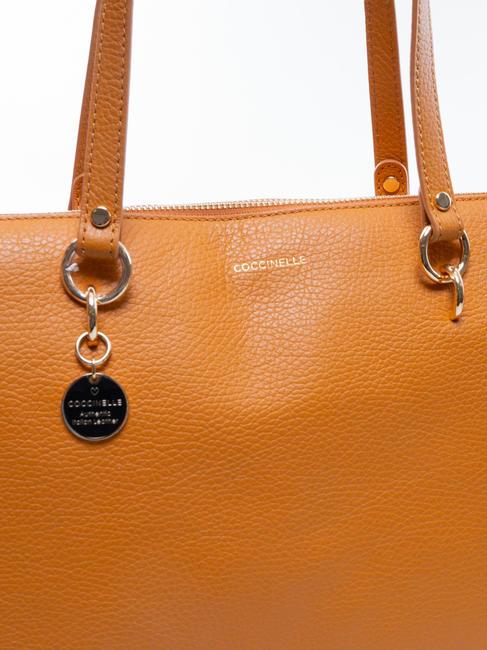 ALPHA  Leather shopping bag paprika - Women’s Bags