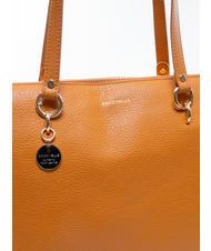 COCCINELLE ALPHA  Leather shopping bag paprika - Women’s Bags - 3