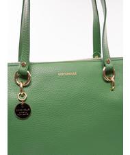 COCCINELLE ALPHA  Leather shopping bag peppermint - Women’s Bags - 3