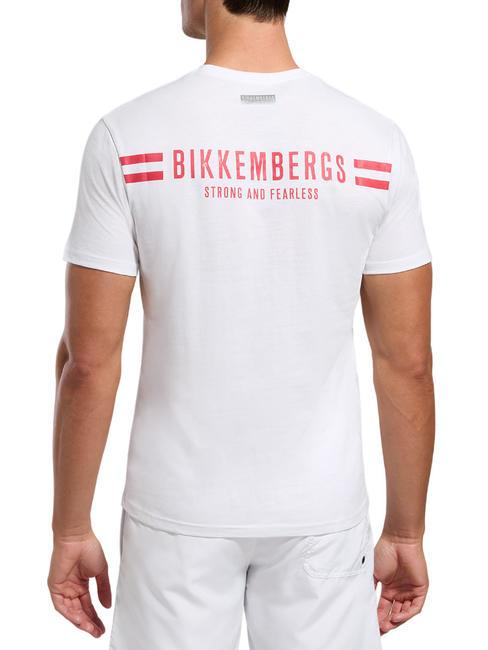 VERTICAL STRIPES Cotton T-Shirt white - T-shirt