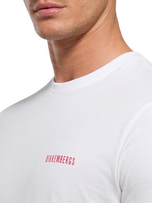 VERTICAL STRIPES Cotton T-Shirt white - T-shirt