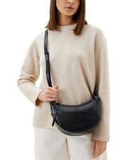 TOSCA BLU TIRAMISU Croc print shoulder bag Black - Women’s Bags - 4