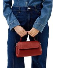 TOSCA BLU BIGNE Small coconut leather bag brick - Women’s Bags - 4