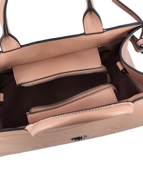 TB LOGO Briefcase bag with shoulder strap BEIGE - Women’s Bags