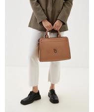 TOSCA BLU TB LOGO Briefcase bag with shoulder strap BEIGE - Women’s Bags - 4