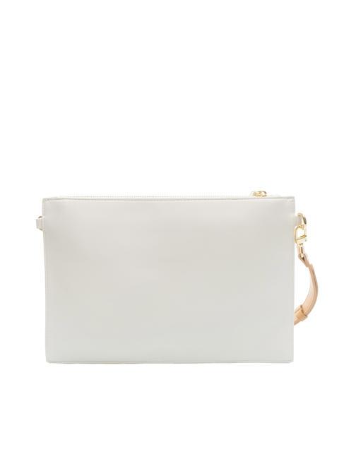 LA LA LAND Flat shoulder clutch bag white/tan - Women’s Bags