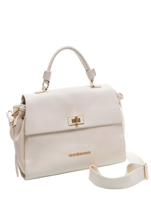MIA Briefcase bag with shoulder strap off white - Women’s Bags
