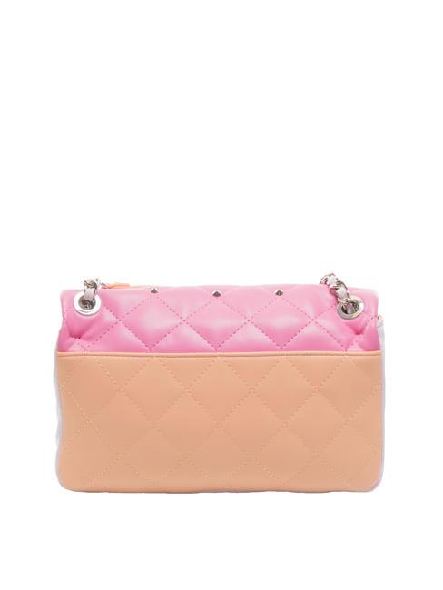 REBECCA Tricolor quilted bag flamingo - Women’s Bags