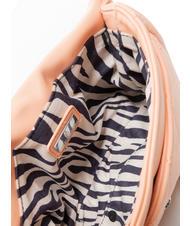 L'ATELIER DU SAC REBECCA Quilted bag with flap peach - Women’s Bags - 5