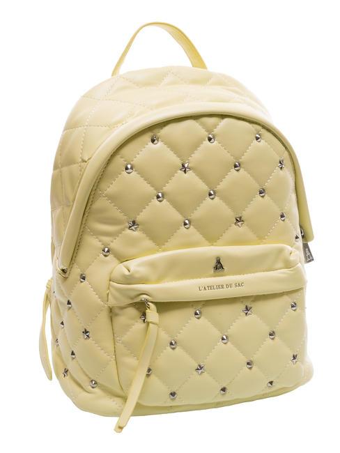 REBECCA Quilted backpack pale lime - Women’s Bags
