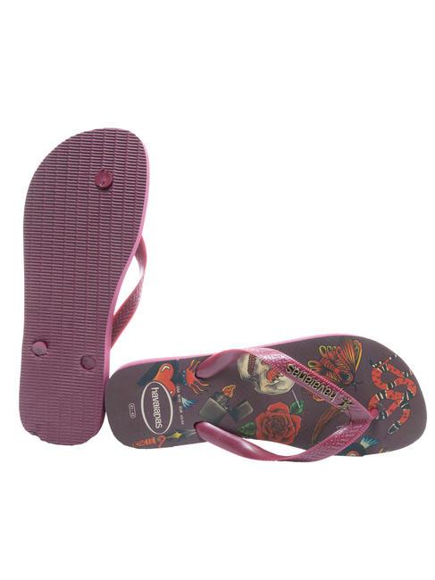 TOP TRIBO TOP flip flops purple soil - Men’s shoes