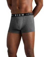 JOHN RICHMOND LONDON TRIPACK Set of 3 boxer trunks bk/gr.d/gm - Men's briefs - 6
