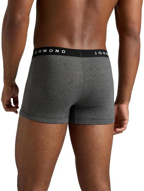 LONDON TRIPACK Set of 3 boxer trunks bk/gr.d/gm - Men's briefs