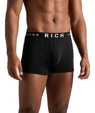 JOHN RICHMOND LONDON TRIPACK Set of 3 boxer trunks bk/gr.d/gm - Men's briefs - 2