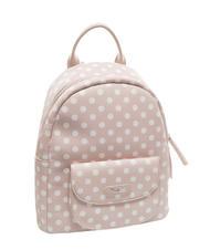 PASH BAG LADY Polka dot backpack with scarf sand/white - Women’s Bags - 2