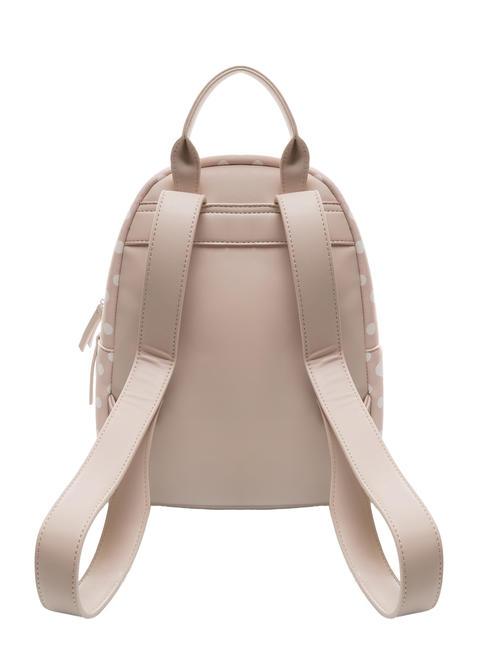 LADY Polka dot backpack with scarf sand/white - Women’s Bags