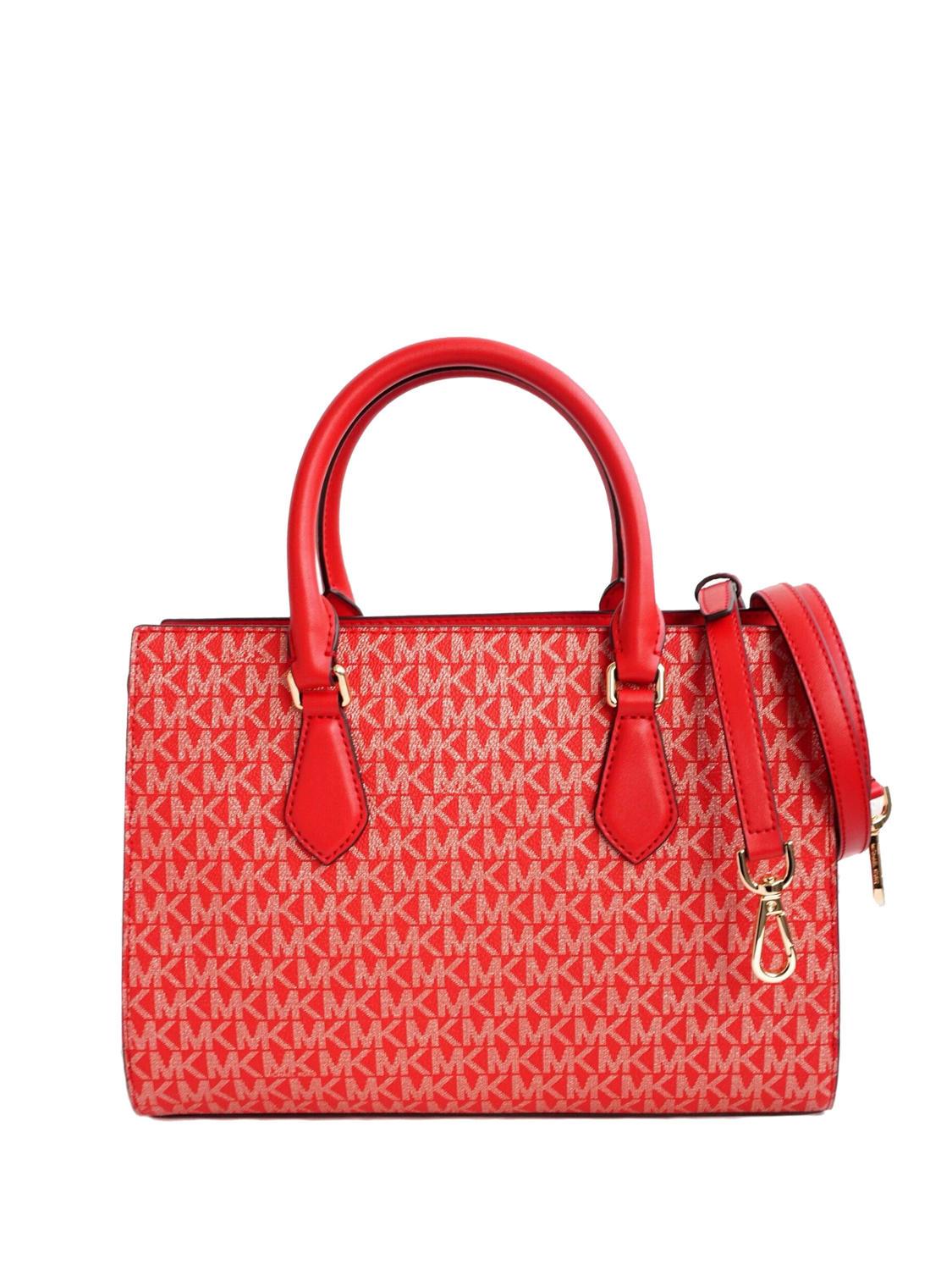 Michael kors brown and red purse shop