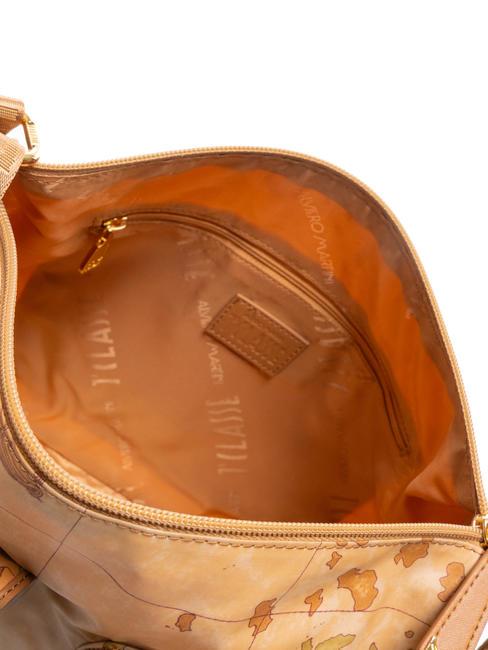 GEO CLASSIC Shoulder bag with pockets NATURAL - Women’s Bags