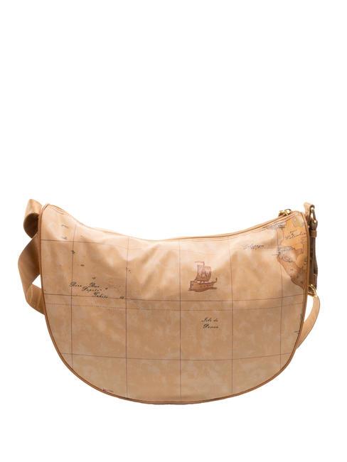 GEO CLASSIC Large shoulder crescent bag NATURAL - Women’s Bags