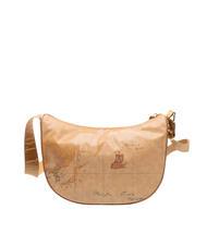 ALVIERO MARTINI PRIMA CLASSE GEO CLASSIC Medium shoulder crescent bag NATURAL - Women’s Bags - 4