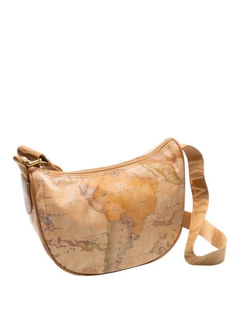 GEO CLASSIC Small crescent shoulder bag NATURAL - Women’s Bags