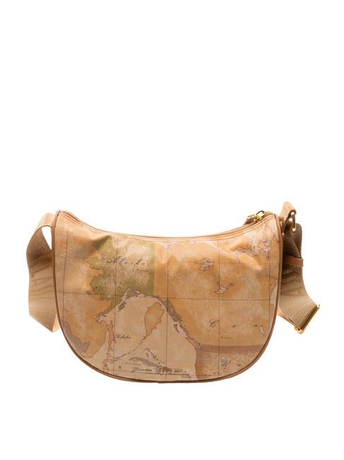 GEO CLASSIC Small crescent shoulder bag NATURAL - Women’s Bags