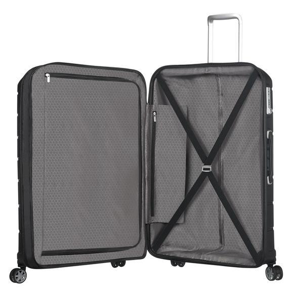 Trolley FLUX line, medium size BLACK - Rigid Trolley Cases