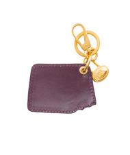 THE BRIDGE DUCCIO Key ring with leather bag charm - Key holders