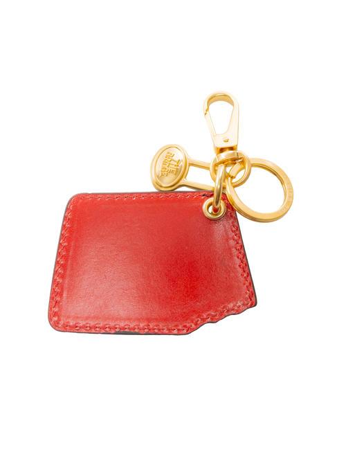 DUCCIO Key ring with leather bag charm flamenco abb. gold - Key holders