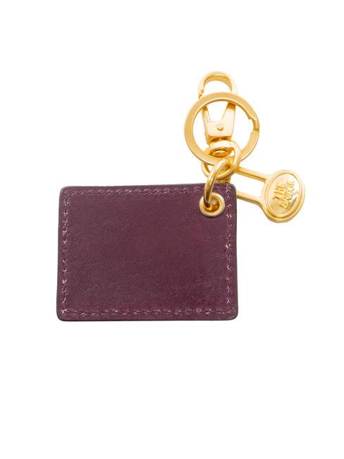 DUCCIO Key ring with leather charm grape abb. gold - Key holders