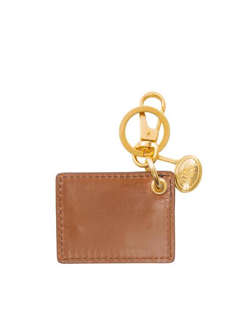 DUCCIO Key ring with leather charm BROWN - Key holders