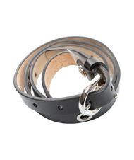 THE BRIDGE BERENICE  Leather belt Black - Belts - 3