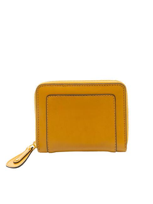 CECILIA Small zip around leather wallet corn yellow abb. gold - Women’s Wallets