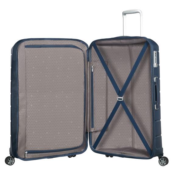 Trolley FLUX line, medium size blu navy - Rigid Trolley Cases