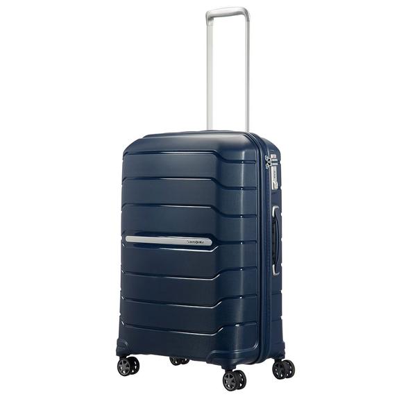 Trolley FLUX line, medium size blu navy - Rigid Trolley Cases