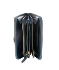 THE BRIDGE FLORENTIN Leather wallet BLUE NAVY GOLD - Women’s Wallets - 2