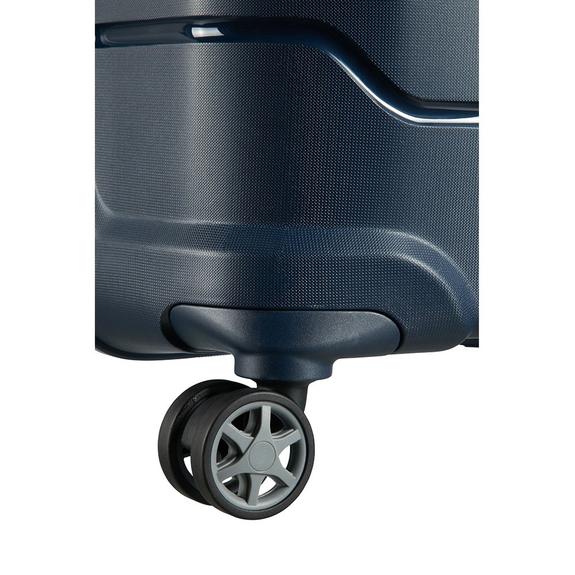 Trolley FLUX line, medium size blu navy - Rigid Trolley Cases