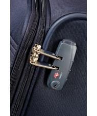 SAMSONITE trolley case BASE BOOST line, medium size, expandable blu navy - Semi-rigid Trolley Cases - 5