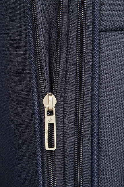 trolley case BASE BOOST line, medium size, expandable blu navy - Semi-rigid Trolley Cases