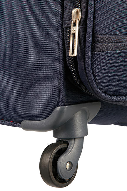 trolley case BASE BOOST line, medium size, expandable blu navy - Semi-rigid Trolley Cases